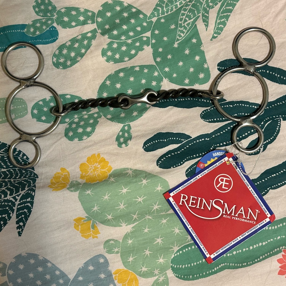 Reinsman Horse Bit with Tag